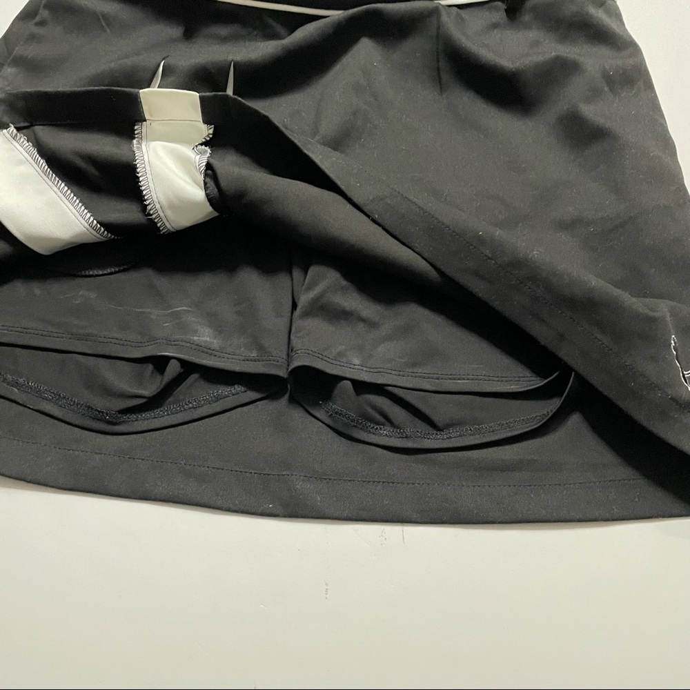Puma Side Zipper Tennis Golf Skort Skirt Mini Skirt Athleisure Athletic Size M/L - Picture 3 of 6